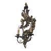 Pair of Italian Hand-carved 2 Light Wall Sconce with Acanthus Leaf Design - 2767