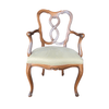 Pair of Italian Wood Carved Arm Chairs - 4993