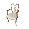 Pair of Italian Wood Carved Arm Chairs - 4993