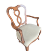 Pair of Italian Wood Carved Arm Chairs - 4993