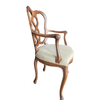 Pair of Italian Wood Carved Arm Chairs - 4993