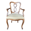 Pair of Italian Wood Carved Arm Chairs - 4993