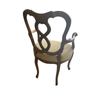 Pair of Italian Wood Carved Arm Chairs - 4993