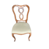Pair of Italian Wood Carved Side Chairs - 4994