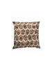 Pair of Square Kilim Style Pillows with Poly Filling - White/Multi - 6054