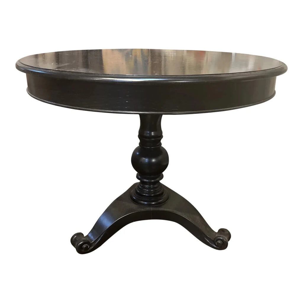 Round black dining/center Table - 5088