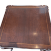 Wood Carved Square Side Table with Cabriole Legs - 5043