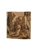 Wool Tapestry Fragment Featuring Three Dogs at Rest. Left Facing - T10169