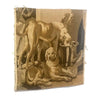 Wool Tapestry Fragment Featuring Three Dogs at Rest. Right Facing - T10168