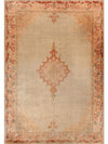 10’1″ x 14’5″ Antique Turkish Oushak Area Rug – 106551.