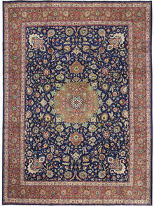  10x 12 Old Persian Tabriz Masterpiece Rug - 110517.