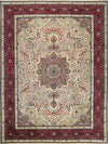 10x 13 Old Persian Tabriz Masterpiece Rug - 110610.