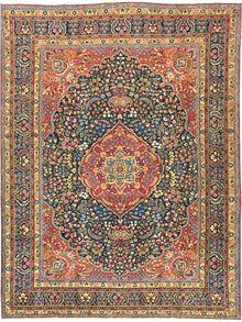  10x 13 Old Persian Tabriz Rug – 110294.