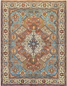  10x13 Old Persian Tabriz Rug – 110612 - #Dallas_DFW_TX