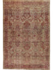 10x 14 Antique Persian Yazd Area Rug - 107454.