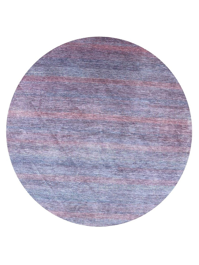 10x10 Round Modern Tribal Area Rug - 501652.