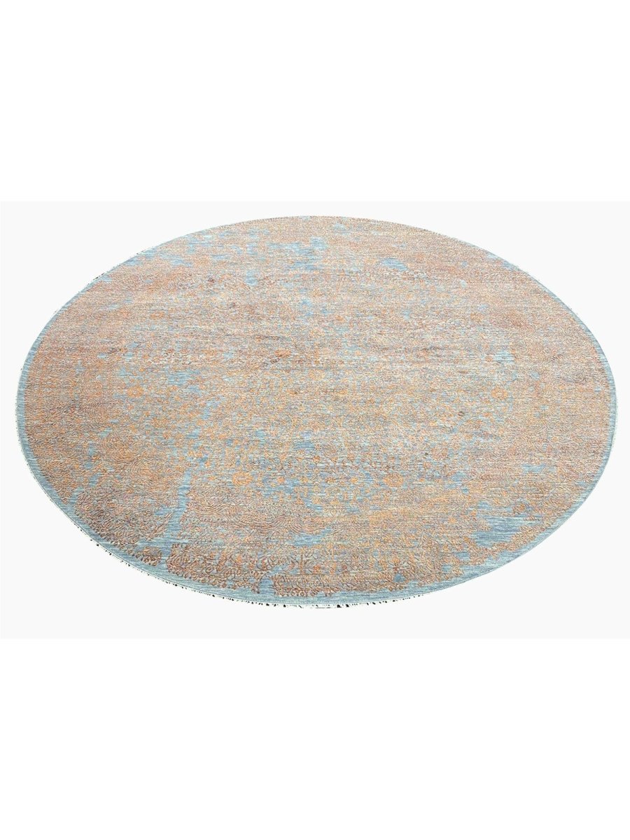 Transitional Entry Rugs Round Charming 10