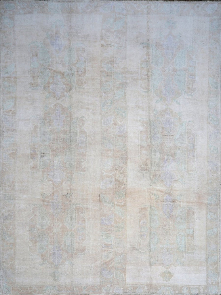 10x12 Antique Turkish Oushak Area Rug - 111205.