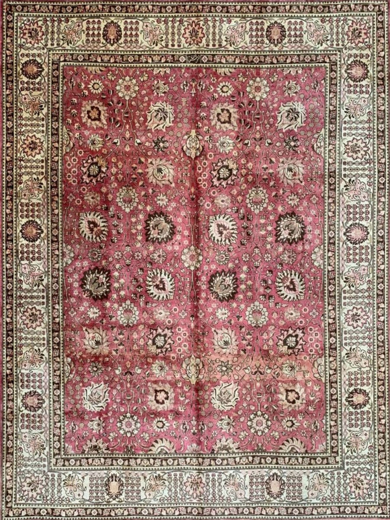 10x12 Old Persian Tabriz Area Rug - 105911.