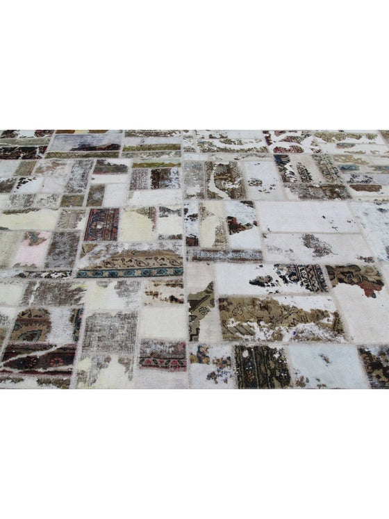 10x12 Patchwork Persian Area Rug - 109574.