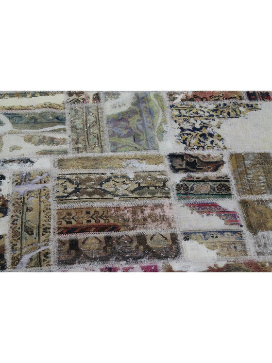 10x12 Patchwork Persian Area Rug - 109574.