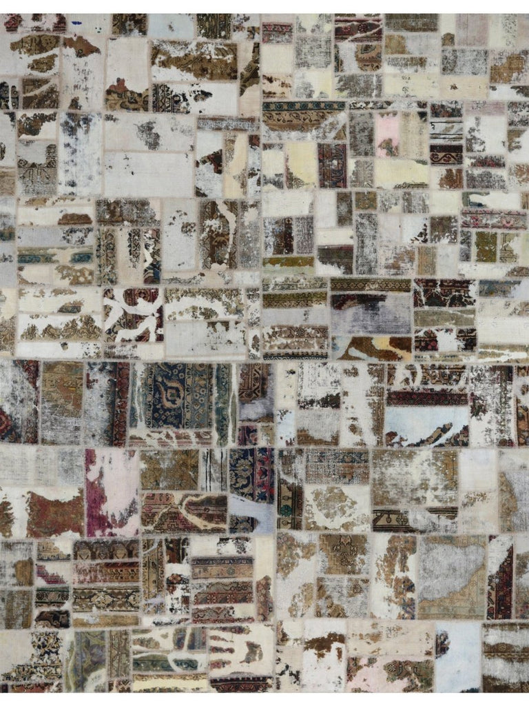 10x12 Patchwork Persian Area Rug - 109574.