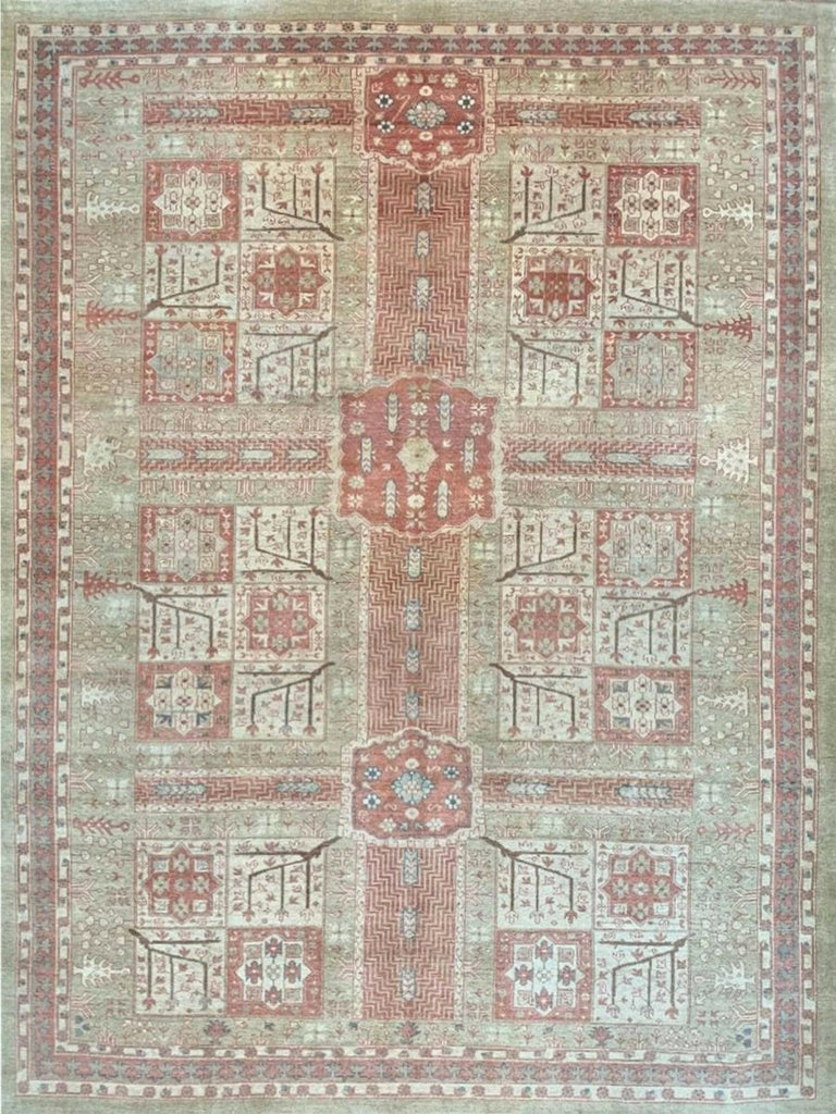 10x13 Antique Persian Bakshayesh Area Rug - 106403.