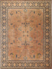 10x13 Antique Persian Tabriz Area Rug - 107695.
