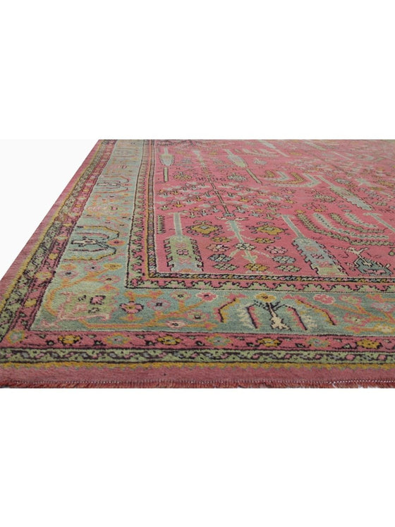 10x13 Antique Turkish Oushak Area Rug - 108785.