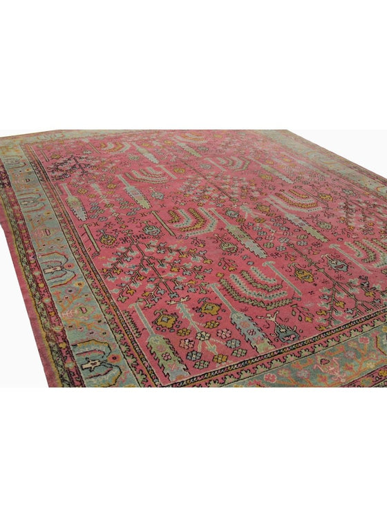 10x13 Antique Turkish Oushak Area Rug - 108785.