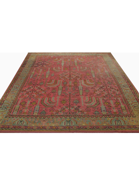 10x13 Antique Turkish Oushak Area Rug - 108785.