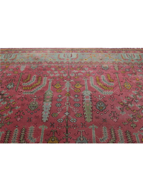 10x13 Antique Turkish Oushak Area Rug - 108785.