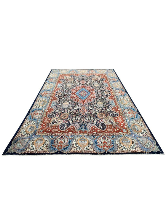 10x13 Old Persian Kashmar Area Rug – 109864.