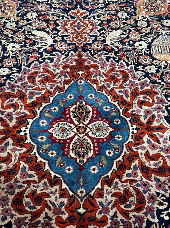 10x13 Old Persian Kashmar Area Rug – 109864.