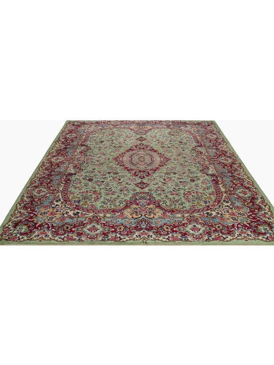 10x13 Old Persian Kashmar Area Rug – 110362.