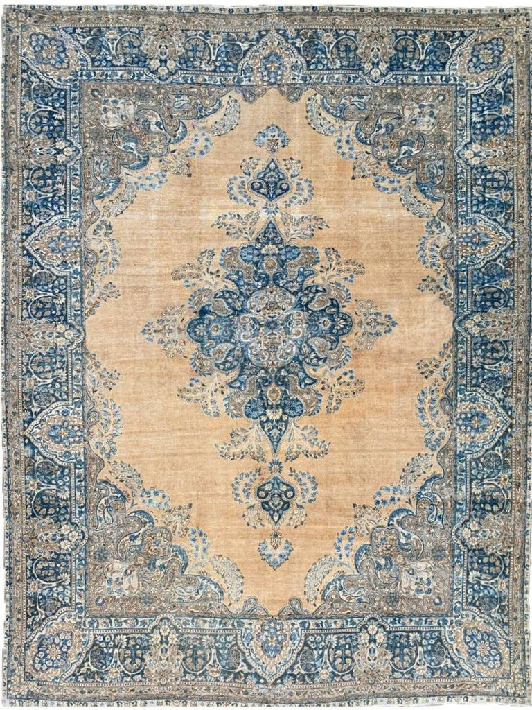 10x13 Old Persian Kerman Area Rug - 107922.