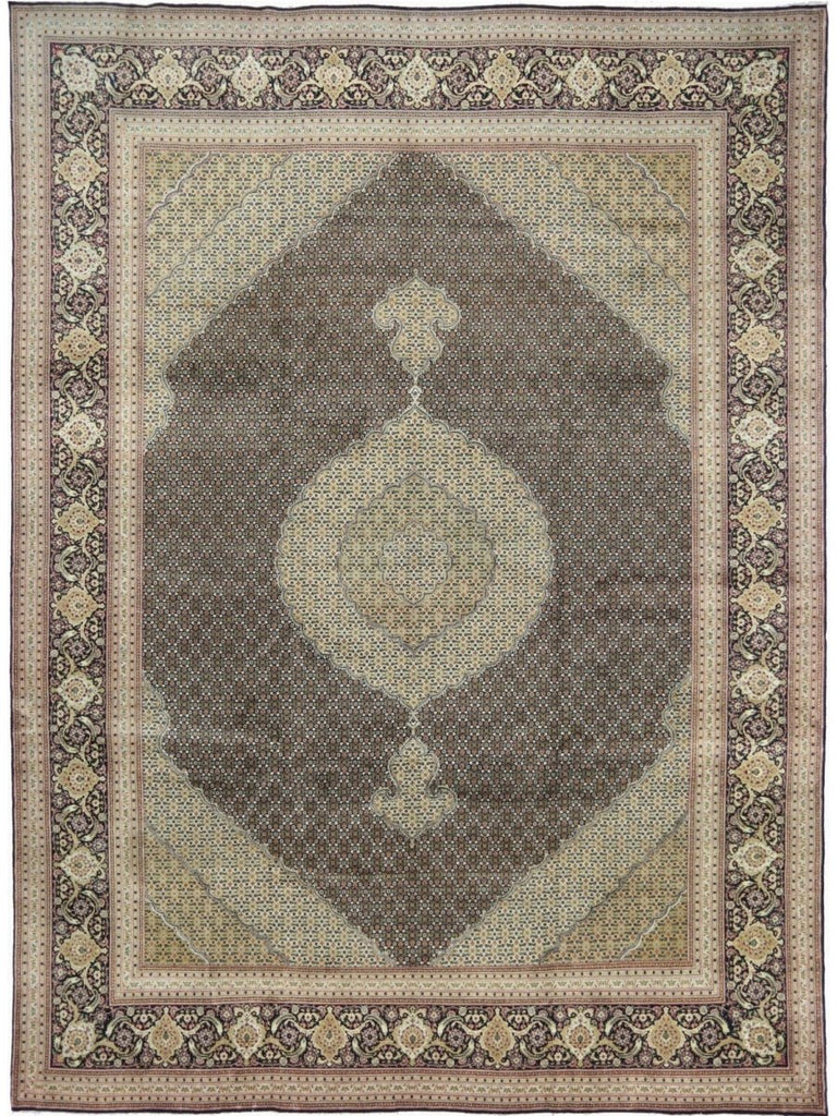 10x13 Old Persian Tabriz Area Rug - 110378.
