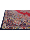 Old Persian Tabriz Area Rug - 9.7x12.7 - Red/Navy - 110545.