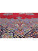Old Persian Tabriz Area Rug - 9.7x12.7 - Red/Navy - 110545.