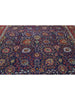 Old Persian Tabriz Area Rug - 9.10x13.2 - Navy/Red - 110571.