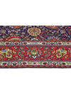 Old Persian Tabriz Area Rug - 9.10x13.2 - Navy/Red - 110571.