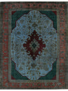 10x13 Overdyed Persian Area Rug - 110921.