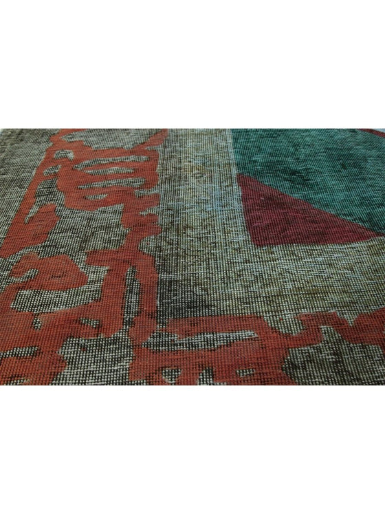 10x13 Overdyed Persian Area Rug - 110921.