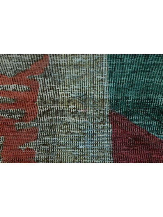 10x13 Overdyed Persian Area Rug - 110921.