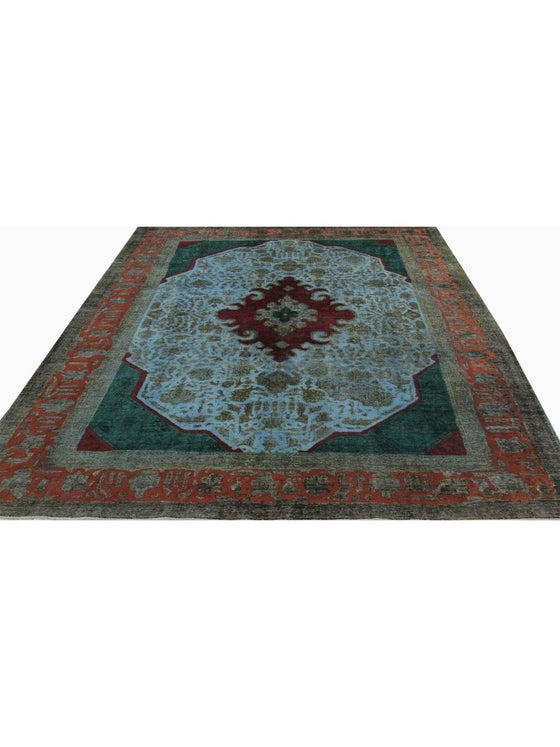 10x13 Overdyed Persian Area Rug - 110921.