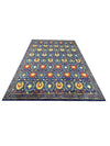 10x13 Transitional Suzani Area Rug - 502641.