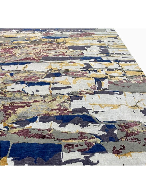 10x14 Contemporary Abstract Area Rug - 501673.