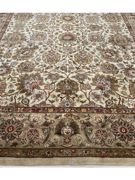 10x14 Indian Agra Area Rug - 105381.