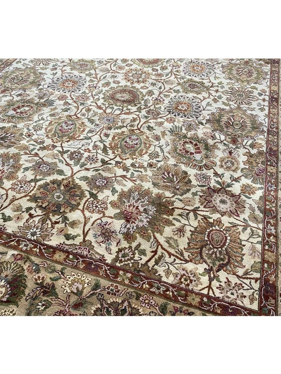 10x14 Indian Agra Area Rug - 105381.