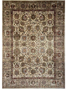  10x14 Indian Agra Area Rug - 105381.